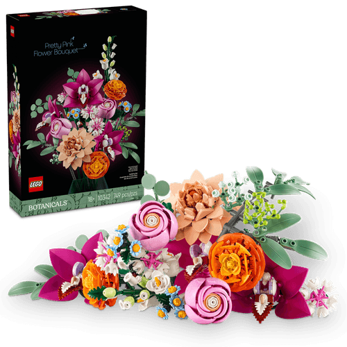 LEGO Botanicals Ramo de Flores Fantasía en Rosa 10342
