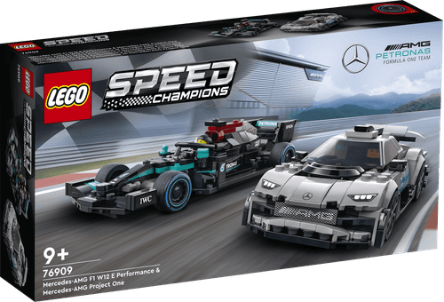 LEGO Mercedes-AMG F1 W12 E Performance y Mercedes-AMG Project One Speed Champions 76909
