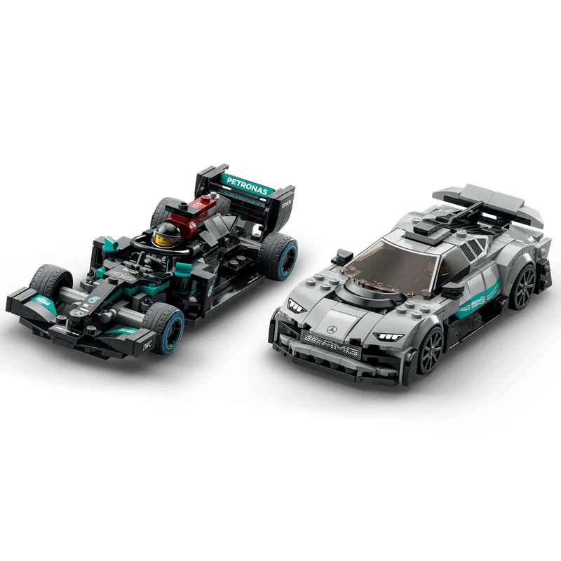 LEGO-Mercedes-AMG-F1-W12-E-Performance-y-Mercedes-AMG-Project-One-Speed-Champions-76909