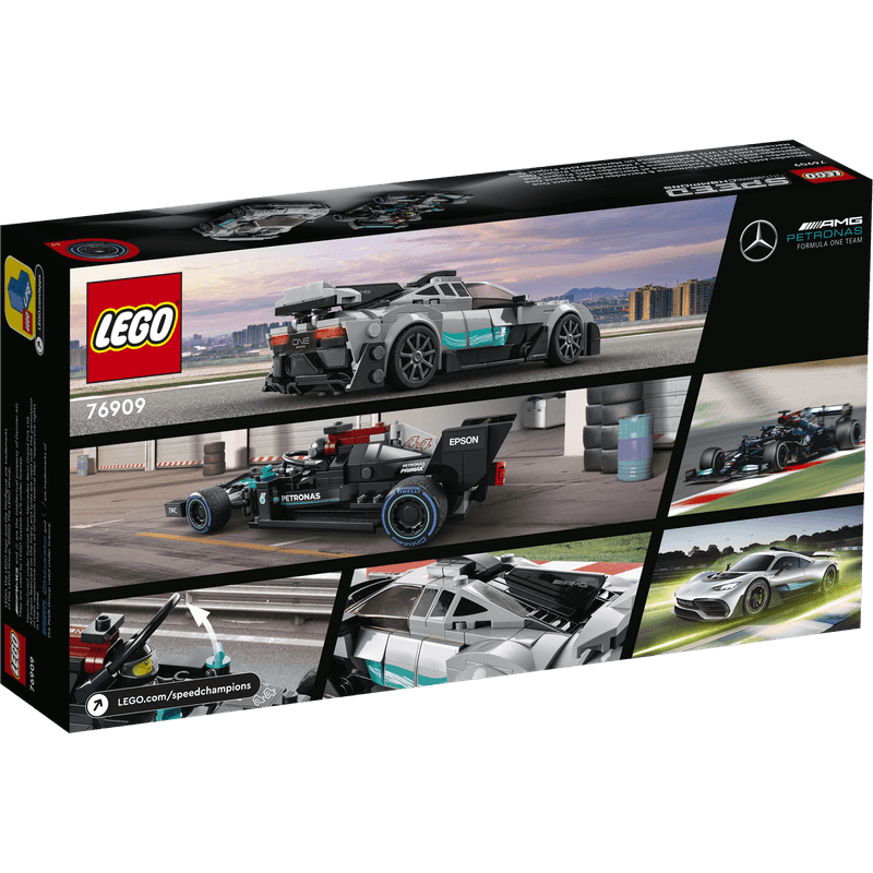 LEGO-Mercedes-AMG-F1-W12-E-Performance-y-Mercedes-AMG-Project-One-Speed-Champions-76909