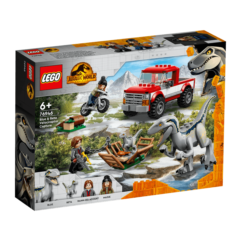 LEGO-Jurassic-World-Captura-de-los-Velocirraptores-Blue-y-Beta-76946