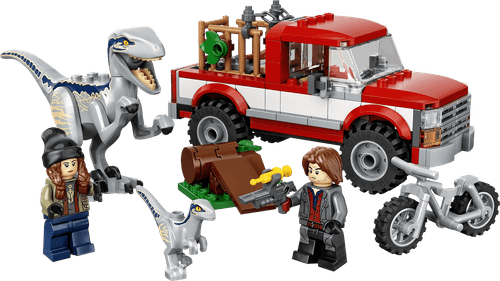 LEGO Jurassic World Captura de los Velocirraptores Blue y Beta 76946