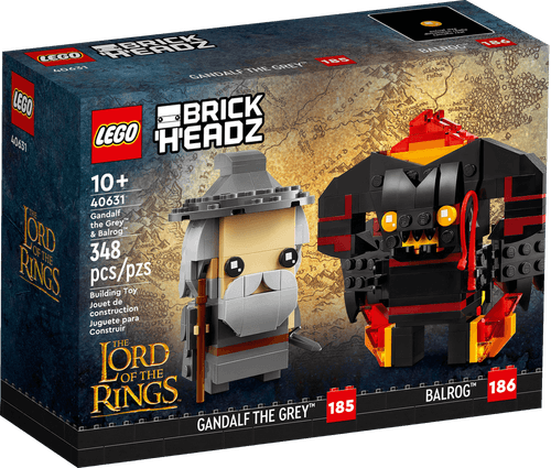 LEGO Lord Of The Rings BrickHeadz 2 Pack Gandalf el Gris y Balrog 40631
