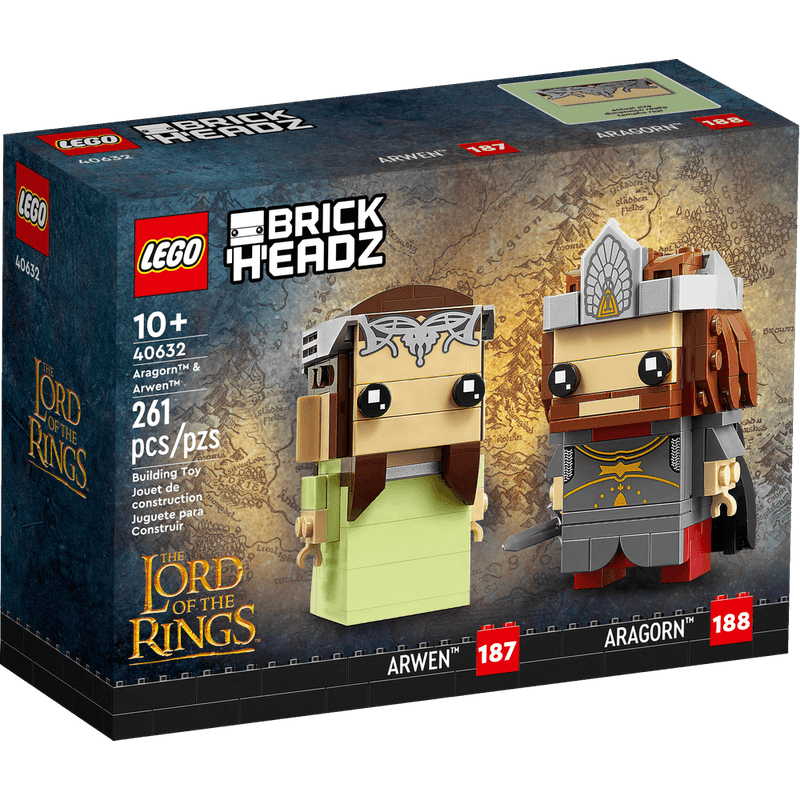 LEGO-Lord-Of-The-Rings-BrickHeadz-2-Pack-Aragorn-y-Arwen-40632