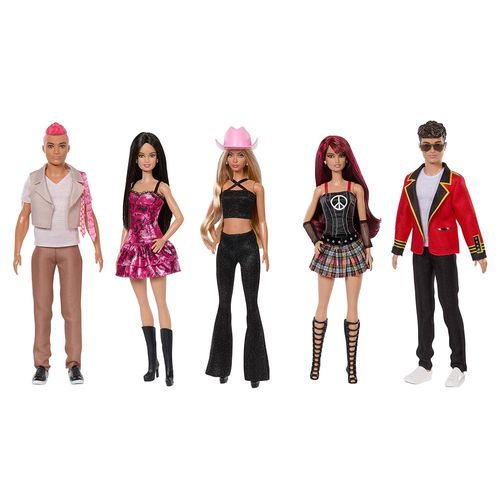 Barbie RBD Set de los 5 Integrantes del Grupo