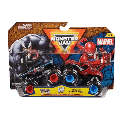 Monster Jam Marvel Spiderman vs Venom