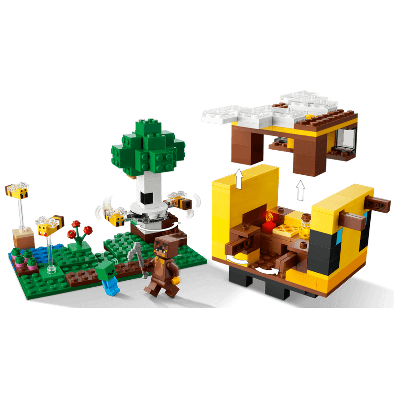 LEGO-Minecraft-La-Cabaña-Abeja-21241
