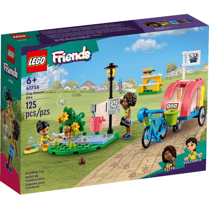 LEGO-Friends-Bici-de-Rescate-Canino-41738