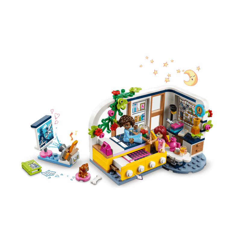 LEGO-Friends-Habitacion-de-Aliya-41740