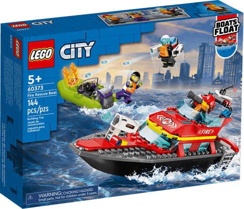 LEGO City Lancha de Rescate de Bomberos 60373