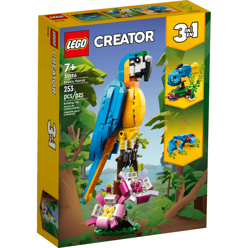 LEGO-Perico-Exotico-Creator-3-en-1-31136