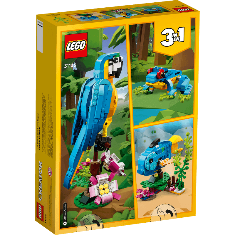 LEGO-Perico-Exotico-Creator-3-en-1-31136