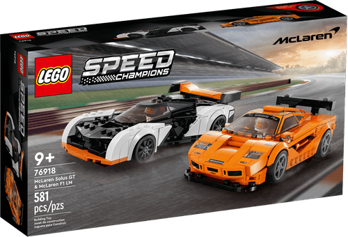 LEGO McLaren Solus GT y McLaren F1 LM Speed Champions 76918