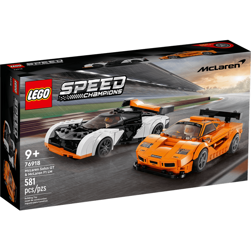 LEGO-McLaren-Solus-GT-y-McLaren-F1-LM-Speed-Champions-76918