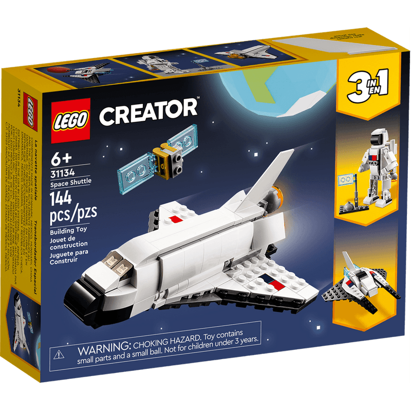 LEGO-Transbordador-3-en-1-Espacial-Creator-31134