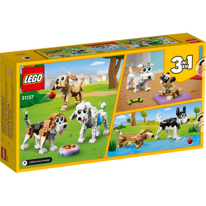 LEGO-Perros-Adorables-3-en-1-Creator-31137