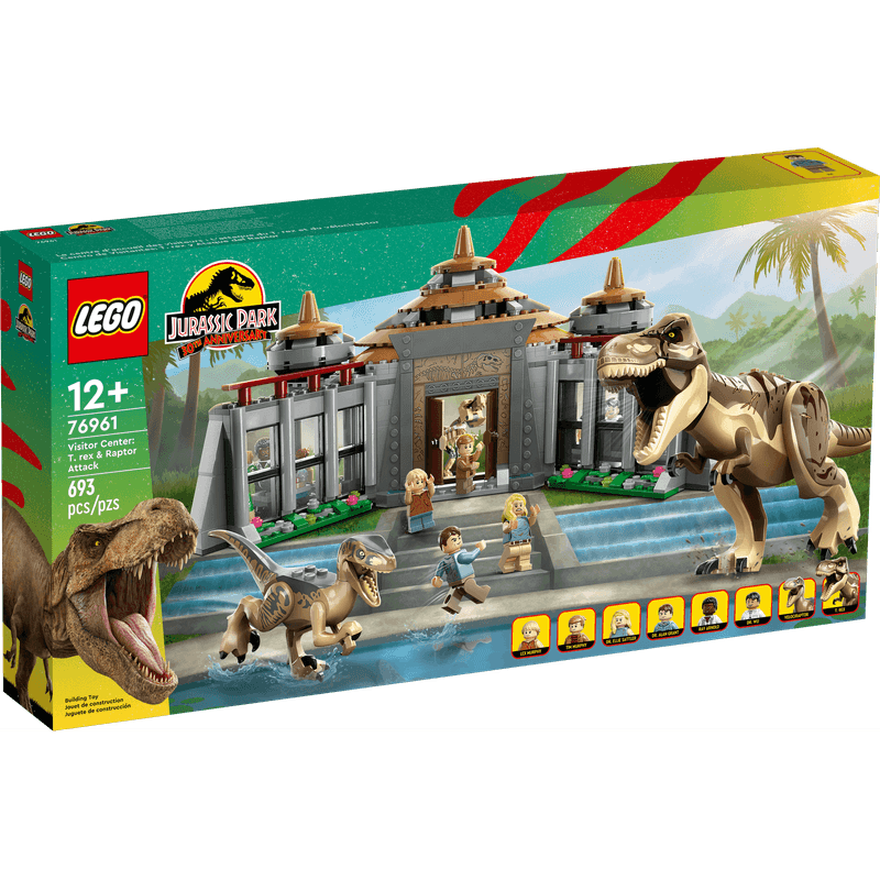 LEGO-Jurassic-World-Centro-de-Visitantes-T-Rex-y-Ataque-del-Raptor-76961