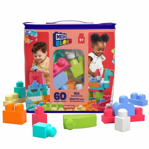 Juguete para Bebés Mega Bloks Bolsa de 60 Piezas-1