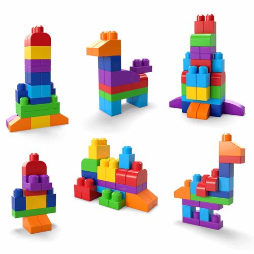 Juguete para Bebés Mega Bloks Bolsa de 60 Piezas