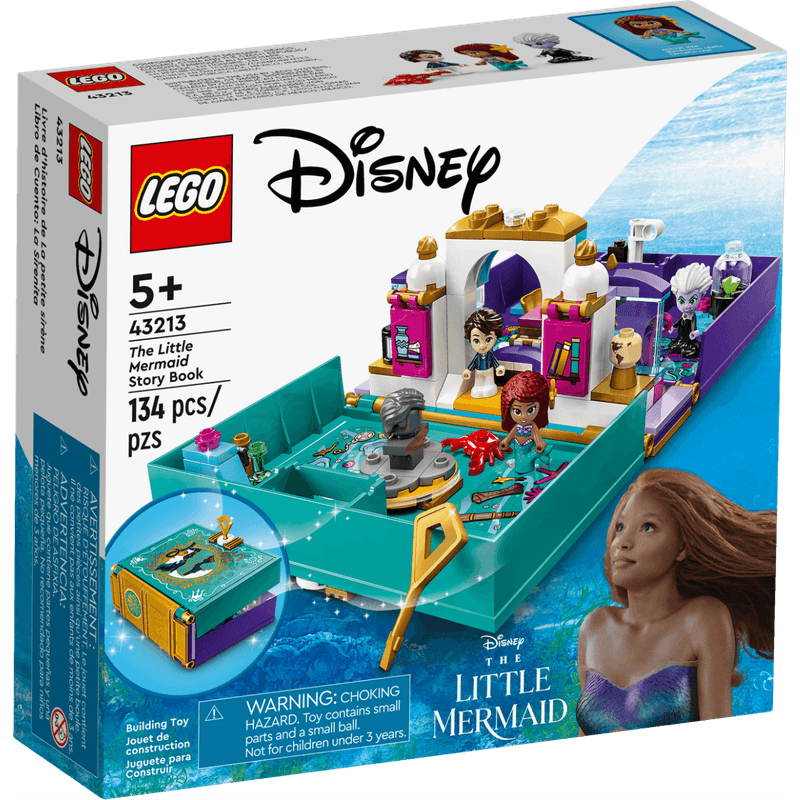 LEGO-Disney-Libro-de-Cuento-La-Sirenita-43213