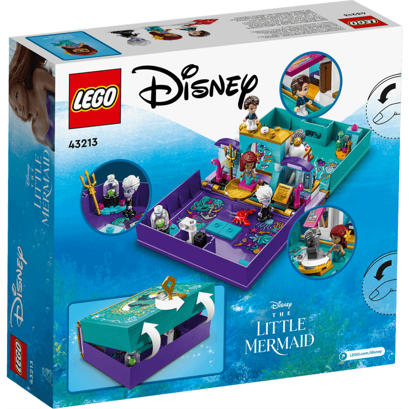 LEGO-Disney-Libro-de-Cuento-La-Sirenita-43213