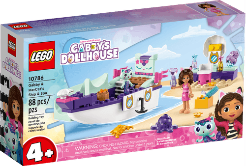 LEGO Gabby'sDollhouse Barco-Spa de Gabby y Gatirena 10786