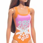 Mattel-Barbie-Playa-con-Traje-de-Baño-Naranja-DWJ99
