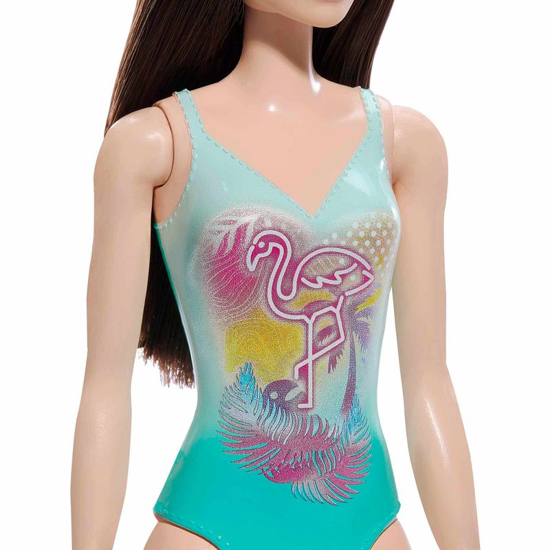 Mattel-Barbie-Playa-con-Traje-de-Baño-Azul-DWJ99