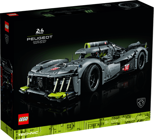 LEGO PEUGEOT 9X8 24H Le Mans Hybrid Hypercar Technic 42156