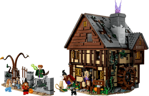 LEGO Disney Hocus Pocus Cabaña de las Hermanas Sanderson Ideas 21341