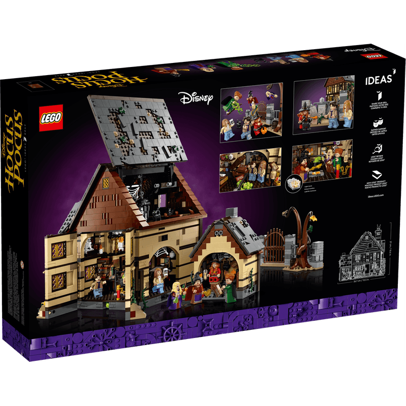 LEGO-Disney-Hocus-Pocus-Cabaña-de-las-Hermanas-Sanderson-Ideas-21341