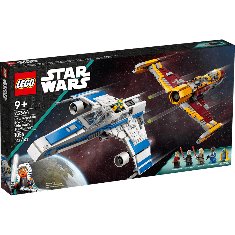 LEGO-Star-Wars-E-Wing-de-la-Nueva-Republica-vs-Caza-Estelar-de-Shin-Hati-75364