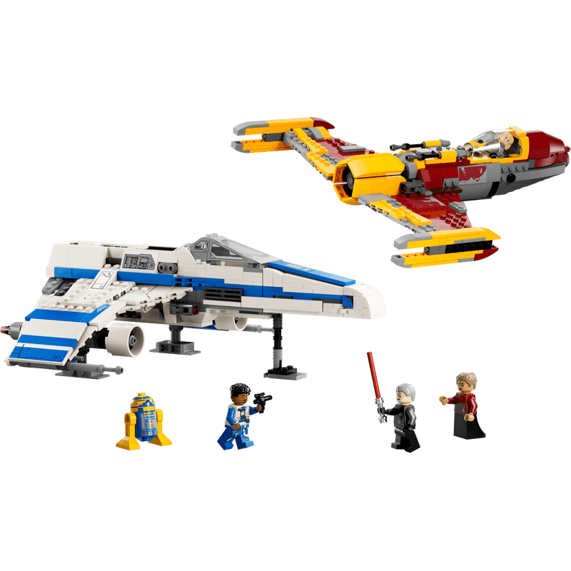 LEGO-Star-Wars-E-Wing-de-la-Nueva-Republica-vs-Caza-Estelar-de-Shin-Hati-75364