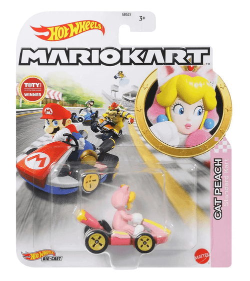 Hot Wheels Mario Kart Cat Peach Standard