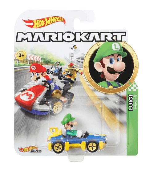 Hot Wheels Mario Kart Luigi Mach