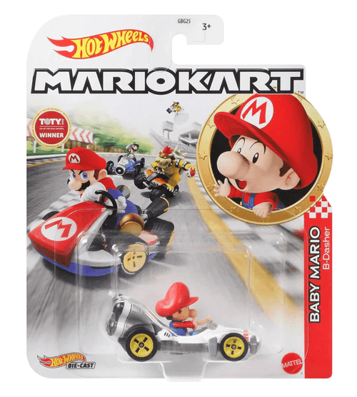 Hot Wheels Mario Kart Baby Mario Bdasher