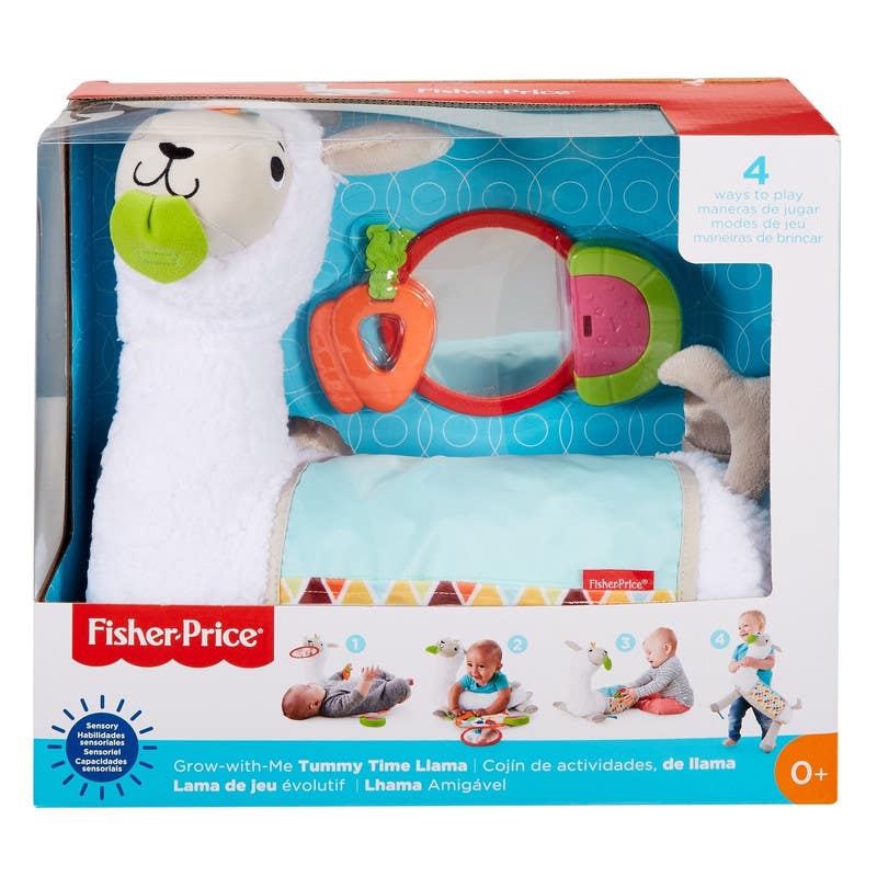 Mattel-Fisher-Price-Baby-Cojin-de-Actividades-de-Llama-GHJ03