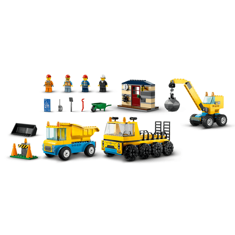 LEGO-City-Camiones-de-Construccion-y-Grua-con-Bola-de-Demolicion-60391