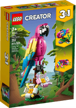 LEGO-Loro-Rosa-Exotico-3-en-1-Creator-31144