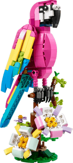 LEGO-Loro-Rosa-Exotico-3-en-1-Creator-31144