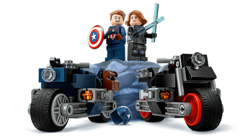 LEGO Marvel Motos de Black Widow y el Capitán América 76260