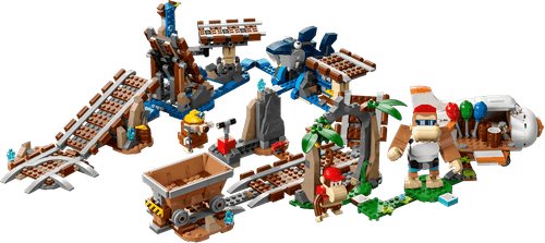 LEGO Super Mario Set de Expansión-Vagoneta minera de Diddy Kong 71425