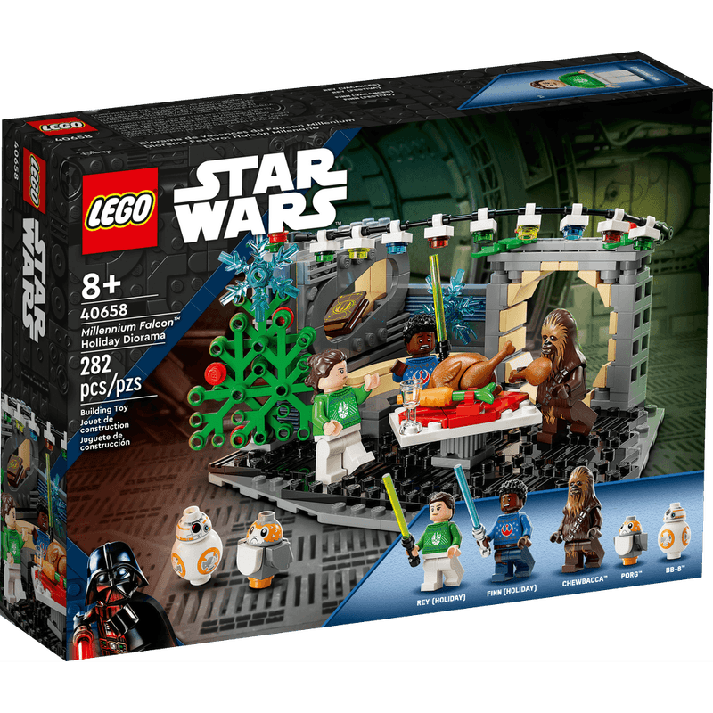 LEGO-Star-Wars-Diorama-Festivo-Halcon-Milenario-40658