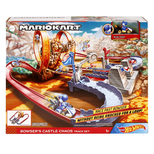 Hot Wheels Mario Kart Pista Castillo de Bowser