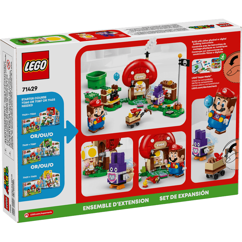 LEGO-Super-Mario-Set-de-Expansion-Caco-Gazapo-en-la-Tienda-de-Toad-71429