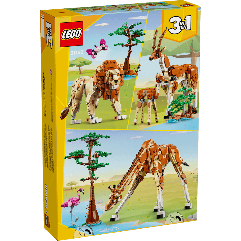 LEGO-Safari-De-Animales-Salvajes-3-en-1-Creator-31150