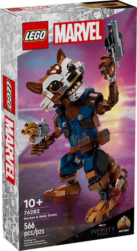 LEGO Marvel Rocket y Baby Groot 76282