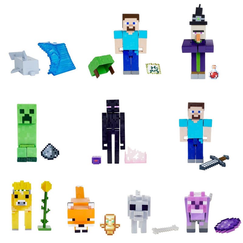 Mattel-Minecraft-Vanilla-Mini-Figura-Con-Crafting-Asst-Figura-7-GTP08-7
