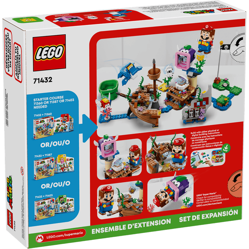 LEGO-Super-Mario-Set-de-Expansion-Dorrie-y-el-Buque-Naufragado-71432