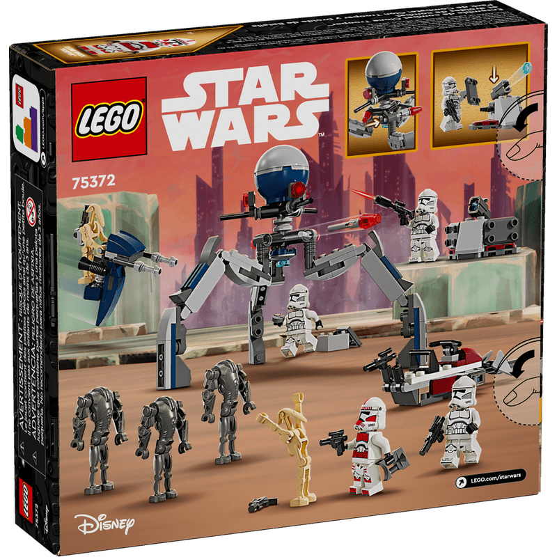 LEGO-Star-Wars-Pack-de-Combate--Soldado-Clon-y-Droide-de-Combate-75372